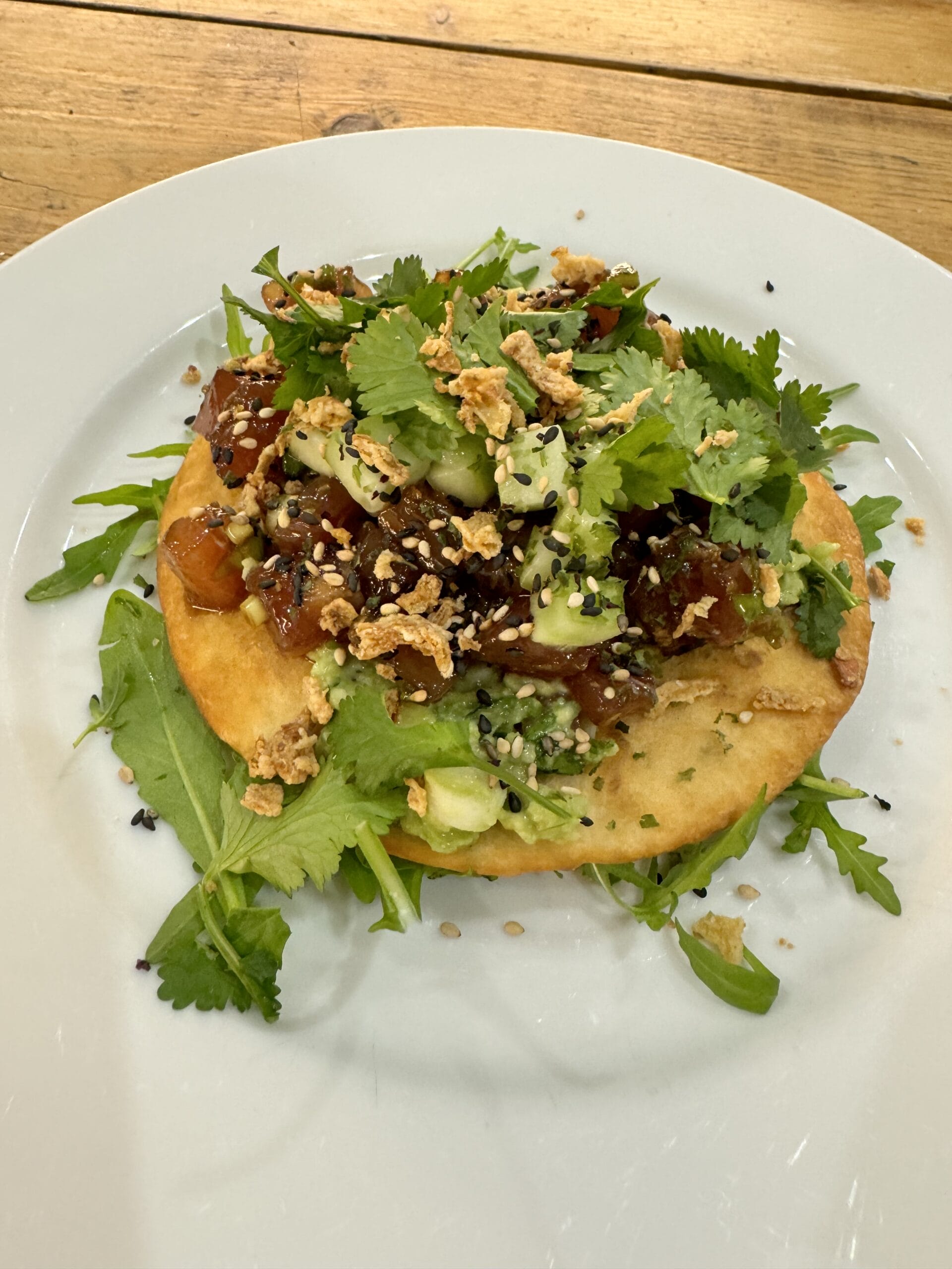 Tuna Tostada